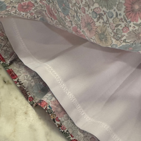 Bella Bliss Smocked Waist Floral Cotton Skirt - Pink Multi - Picture 4 of 4